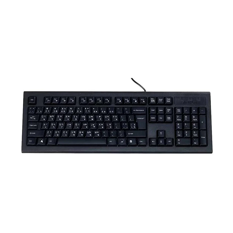 A4TECH KRS-82BD Wired Multimedia Keyboard With Bangla