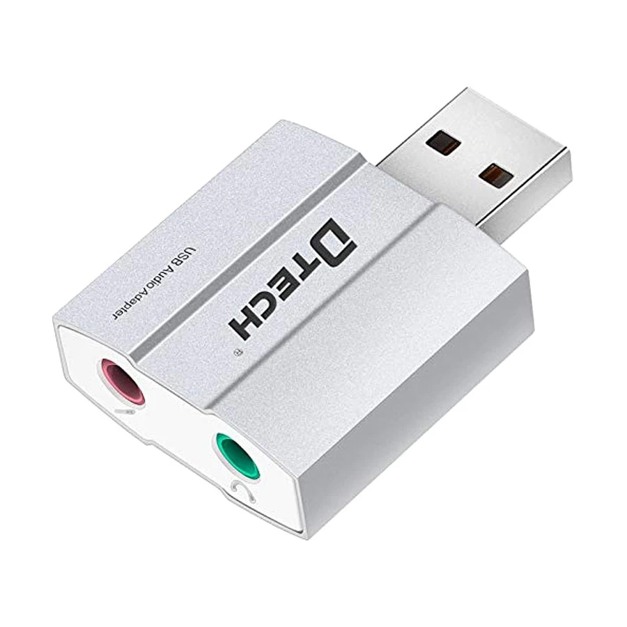 DTECH DT-6006 USB External Sound Card