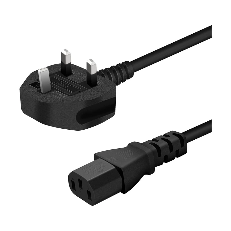 Many 3-Pin Black Desktop Power Cable 1.5 M